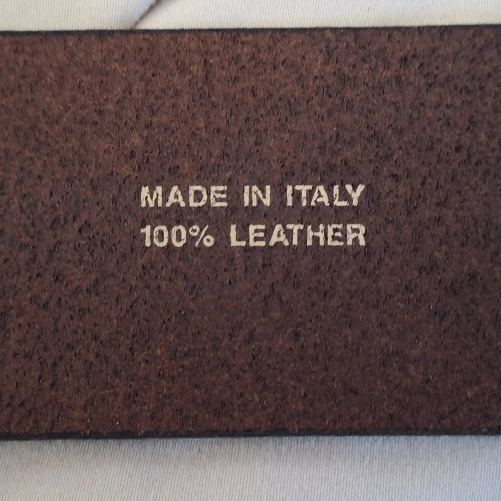 POSTCARD | Enamel Cross Crest, Dark Brown Leather Belt - Picture 12 of 14